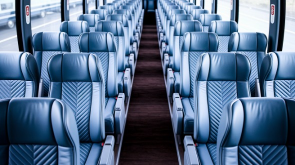 54 passenger charter bus interior tustin