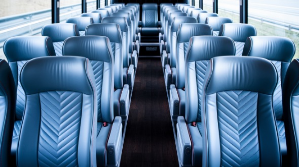 56 passenger charter bus interior tustin