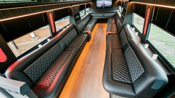 sprinter limo rental interior tustin